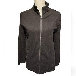 𝅺Chicos weekends black full‎ zip jacket